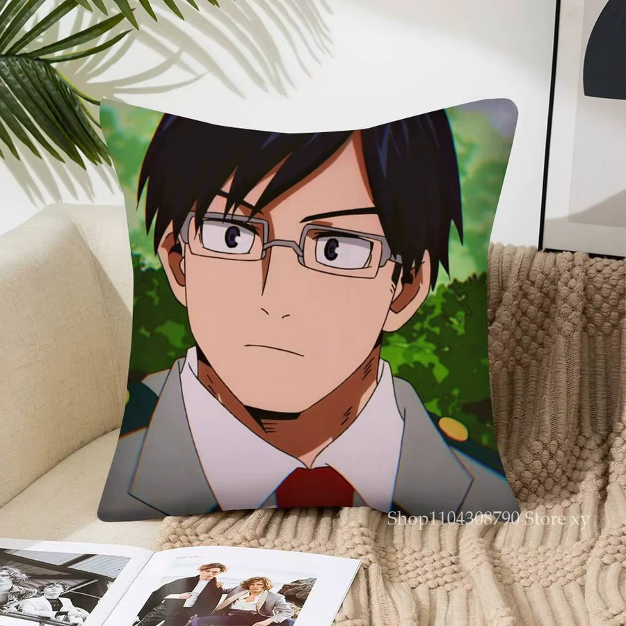 Quadratischer Kissenbezug Anime Tenya Iida Design, Mehrfarbig, B/B/T: 40 x 40 x 40 cm - Bild 5
