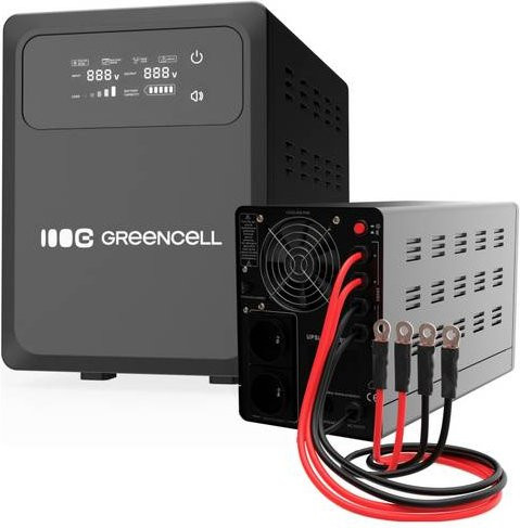 Green Cell USV Unterbrechungsfreie Stromversorgung 1500 VA in Schwarz - Bild 1