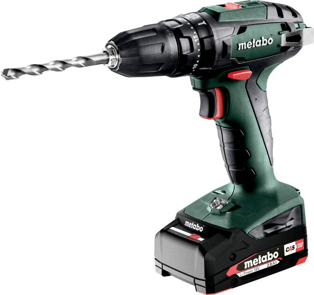 Metabo Akku-Schlagbohrschrauber SB 18 in Grün mit 2x 2,0 Ah Akkus und Ladegerät im Koffer - Bild 1
