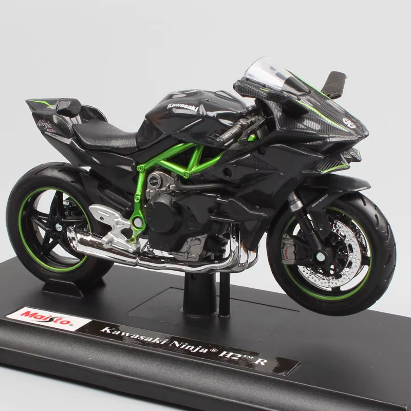 Maisto Kawasaki Motorradmodell Druckguss Maßstab 1:18 - Bild 4