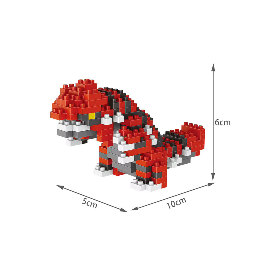 Potdemiel Pokémon Charmander Pikachu Kyogre Gyarados Gengar, Mini-Bausteine, zusammenbaubares Modell-Spielzeug - Bild 2