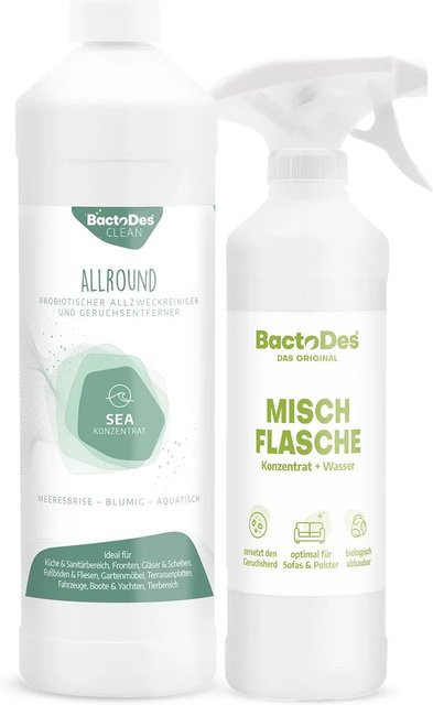 BactoDes Clean Allround Sea Probiotischer Allzweckreiniger und Geruchsentferner Meeresbrisenduft 1 l - Bild 1