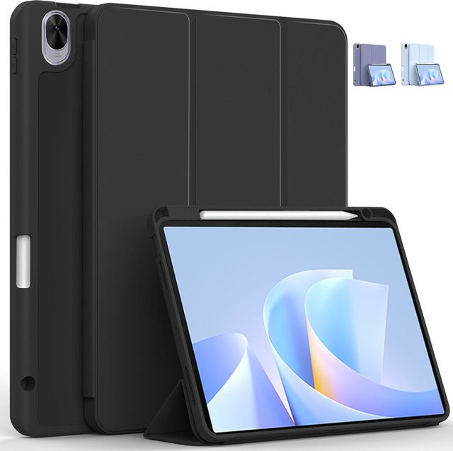 Schutzhülle für Huawei MatePad 11,5 S (2024/2025) mit Klappfunktion und Standfunktion in Schwarz - Bild 1
