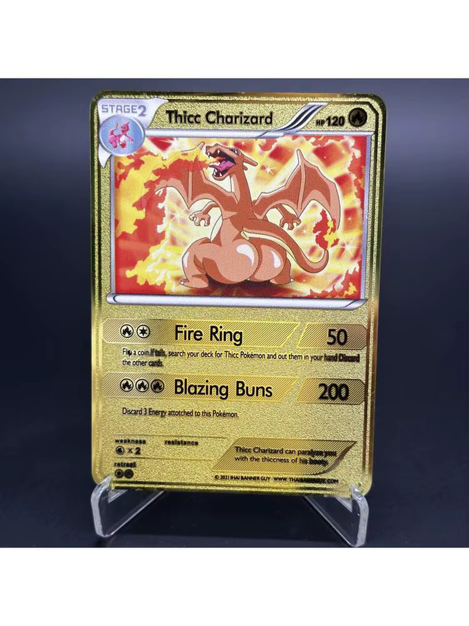 Potdemiel Pokémon Sammelkarten, Metall, Einzelfigur, Bunt / Mehrfarbig - Bild 4
