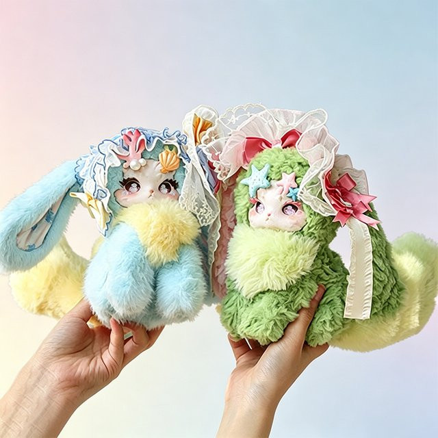 Tutulong Fluffy Shore V6 Fantastische Kreaturen Blindbox, Vinyl Anime Puppe, Mehrfarbig - Bild 1