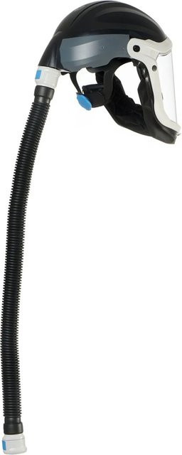 Dräger X-plore 8000 Schlauchhelm mit Visier und Haube in Schwarz - Bild 1