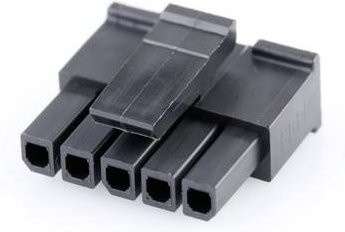 Molex Buchsengehäuse-Kabel in Schwarz mit 5 Polen und 3mm Rastermaß - Bild 1