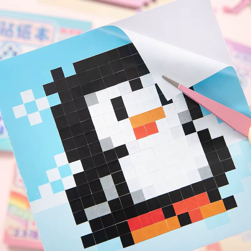 23 handgefertigte Collagen-Aufkleber mit Cartoon-Tieren im japanischen Briefpapier-Stil, Multicolor - Bild 2