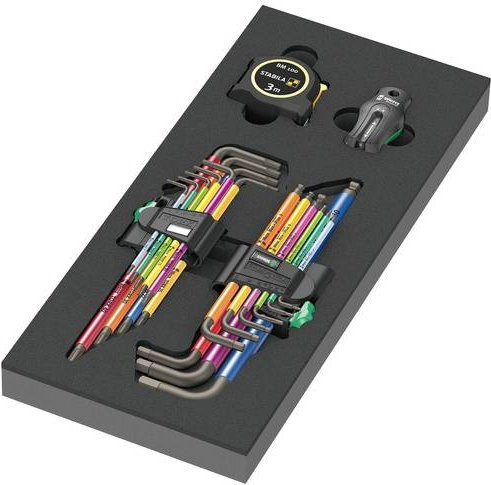Wera Schaumstoffeinlage 9740 für Winkelschlüssel-Set 1, 20-teilig - Bild 1