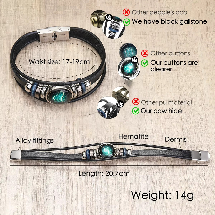 SANSWL Manschettenarmband Edelstahl, Schwarz, Unisex - Bild 2