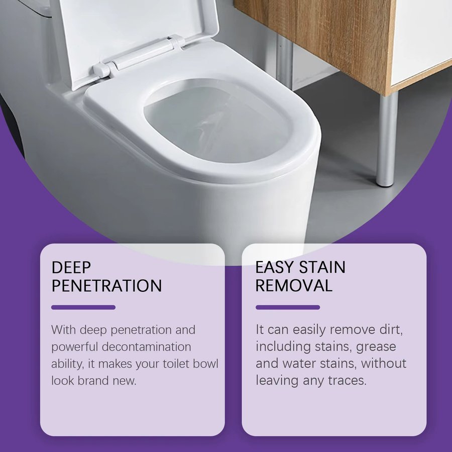 JAKEHOE Toilettenreinigungspulver zur Geruchsbeseitigung und Fleckenentfernung für Keramikoberflächen - Bild 4