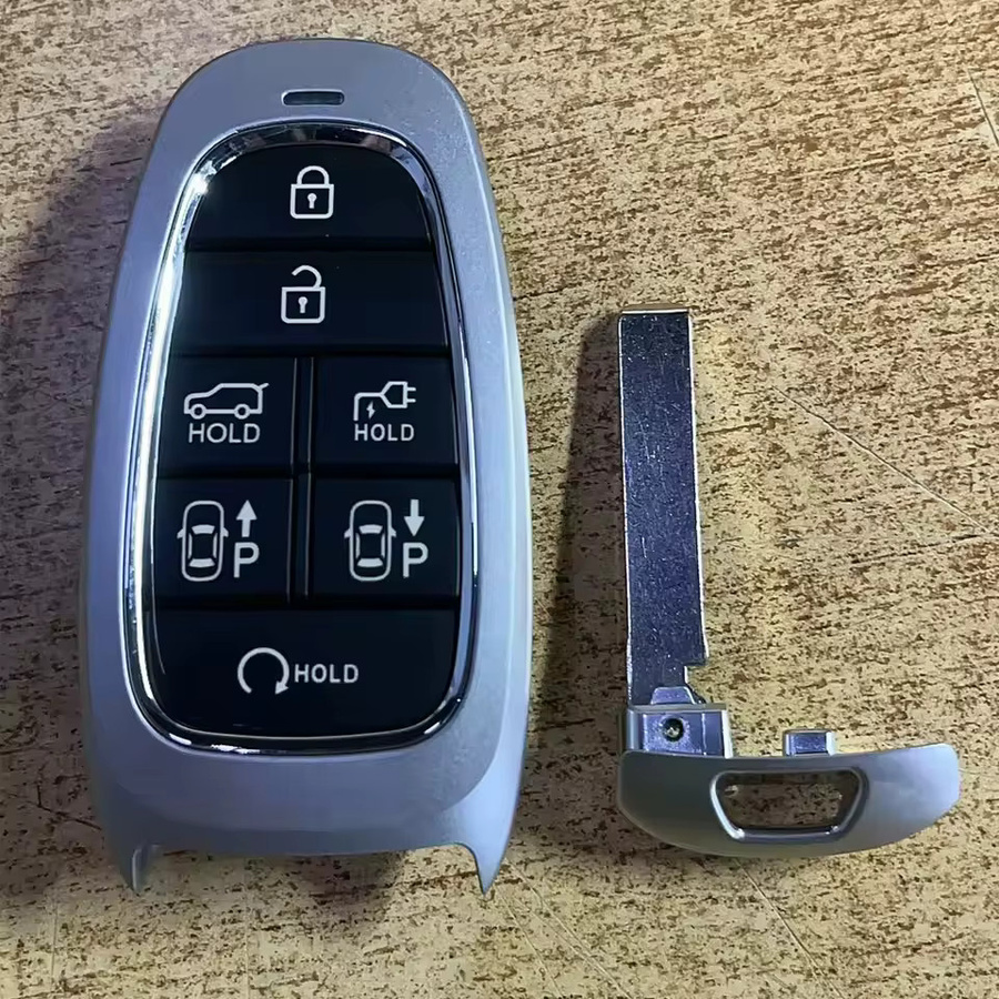 Keyecu Smart Remote Key für Hyundai Ioniq 5 (2021-2024), Keyless Go 95440-GI030 95440-GI020, 433 MHz, 4A Chip, Farbe: Silber - Bild 2