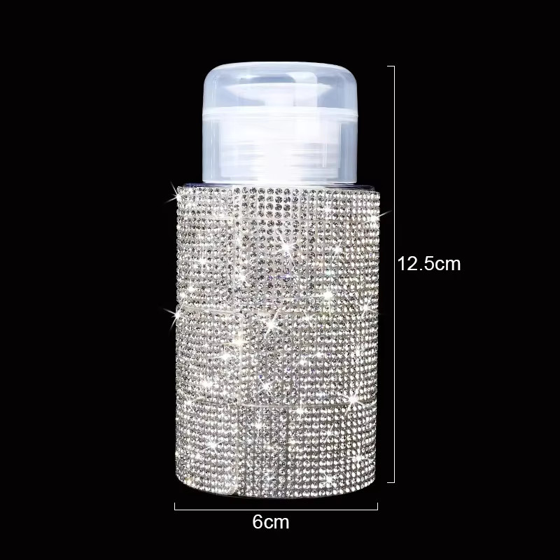 HMQ beauty Leere Flüssigkeitsflasche mit Pumpspender, 200 ml, Transparent - Bild 4