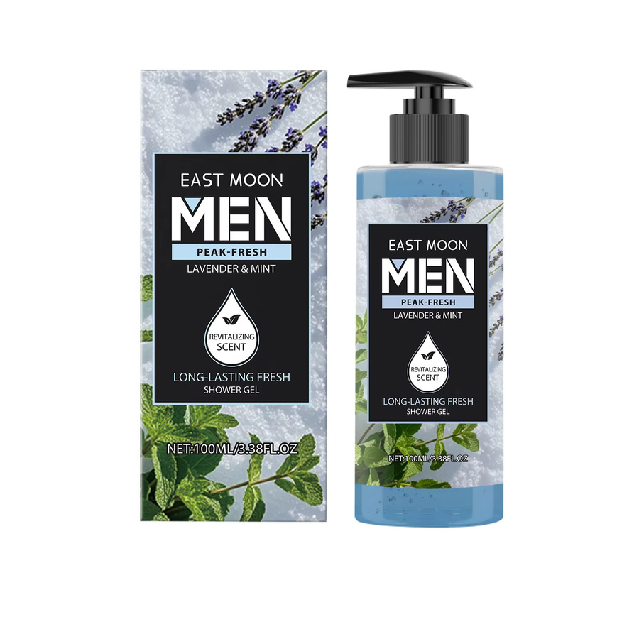 East Moon Körperwaschmittel Pfefferminze und Lavendel, 100 ml, Unisex - Bild 5