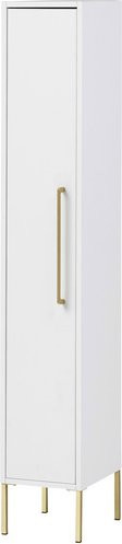 Schildmeyer Highboard Sarah in Weiss mit Soft-Close-Türen und Regalböden, Breite: 25 cm, Höhe: 154,7 cm, Tiefe: 30 cm - Bild 1