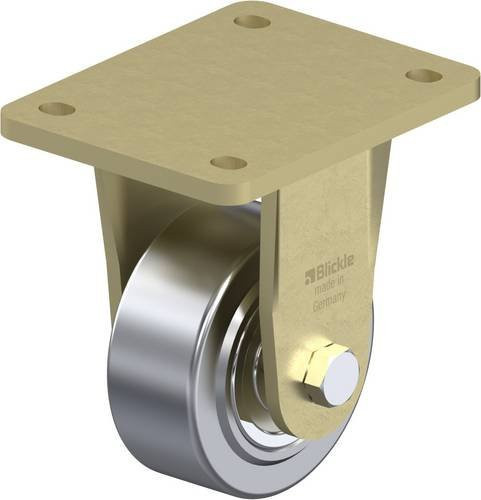 Blickle Bockrolle BS-SVS 100K in Silber, Rad-Durchmesser: 100 mm, Tragfähigkeit (max.): 1700 kg - Bild 1