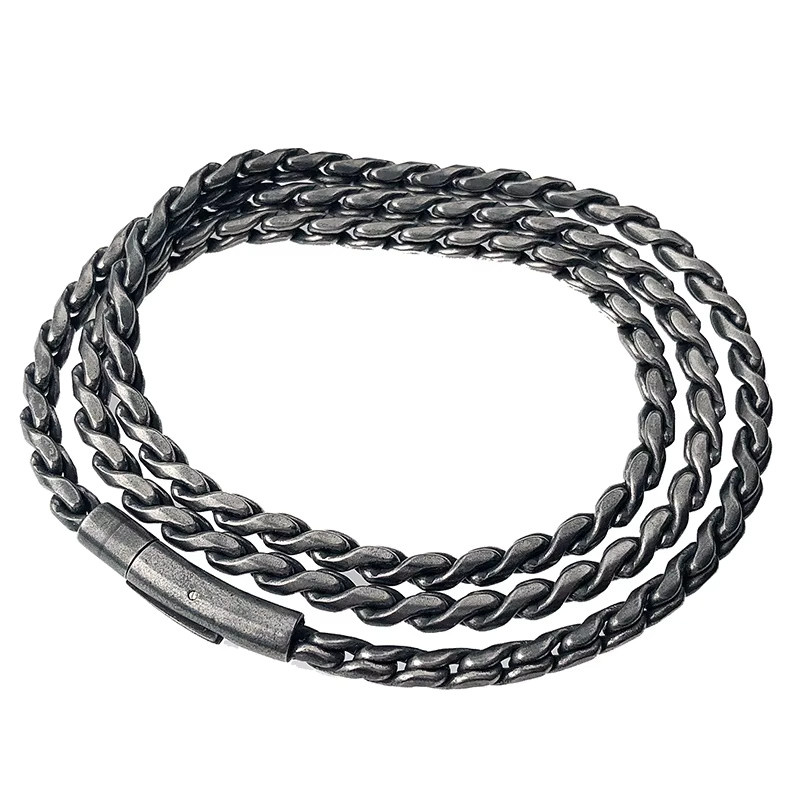 Halskette Titan Stahl, 70 cm, Unisex - Bild 2