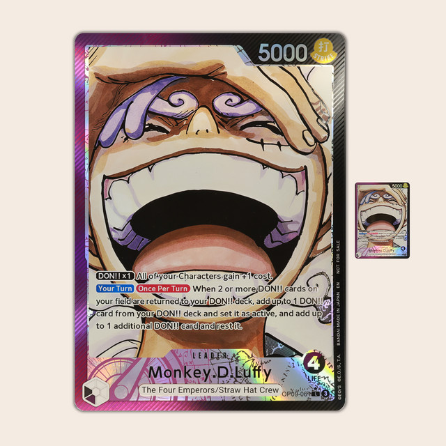 Bandai One Piece TCG Jumbo-Karte Luffy, Englisch, Piraten - Bild 1