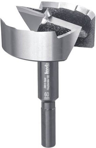 kwb Forstnerbohrer aus Edelstahl in Silber und Schwarz, Durchmesser: 60 mm - Bild 1