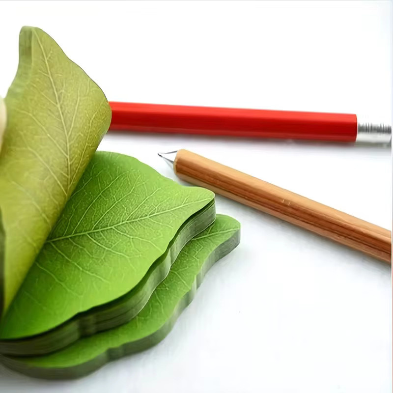 50 Stück Kreative Blatt-Aufkleber in Grün für DIY-Dekoration und Scrapbooking aus Papier - Bild 3