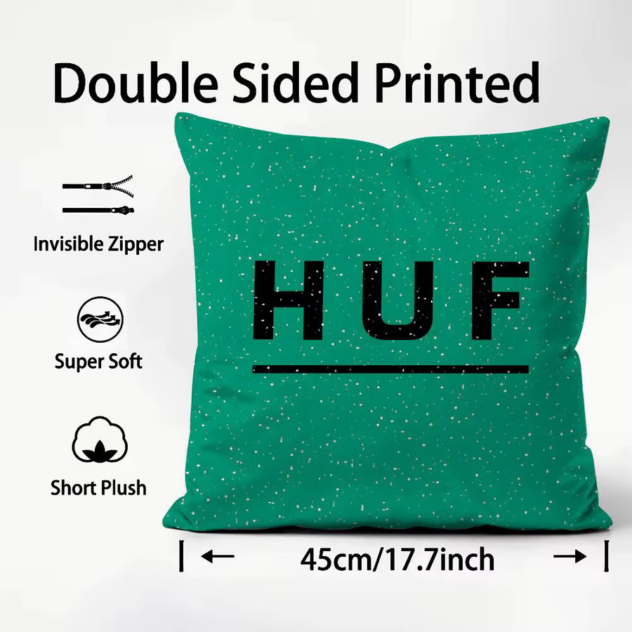 H-Huf Fashion Kissenbezug Schwarz, quadratisch, B/B/H: 30 x 30 x 30 cm - Bild 3