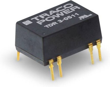 TracoPower TDR 3-0511 DC/DC-Wandler Print 5 V/DC 5 V/DC 600mA 3W Schwarz - Bild 1