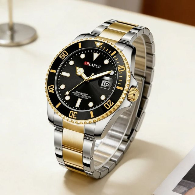 VA VA VOOM Armbanduhr, Quarz, Edelstahl, Bicolor, 40 mm, Herren - Bild 1