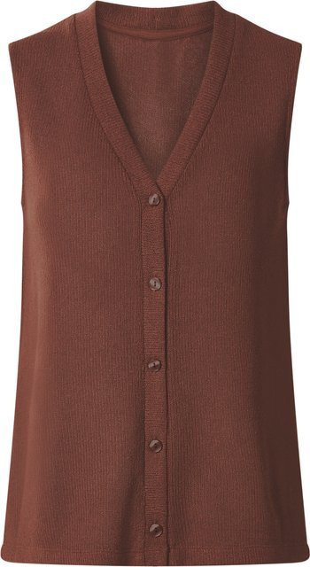 ESMARA Damen Feinstrick-Top, Braun, L - Bild 1