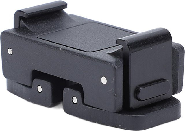 DJI Kamera-Montageadapter für OSMO Pocket 3 mit 14 Gewinde, faltbarer 2-Zinken-Anschluss und Schnellverschluss, grau - Bild 1