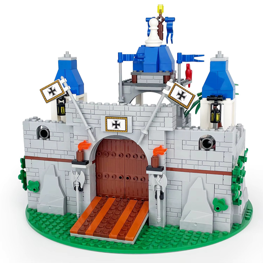 BRICKPANDA Mittelalterliches Ritterschloss, Modulares Bauset, Ritter - Bild 3