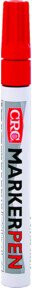 CRC Permanentmarker Markerpen Rot mit 1-4,5 mm Schreibspitze wasserfest - Bild 1