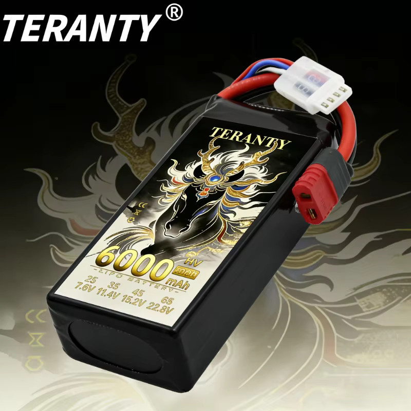 TERANTY 3S 6000mAh Shorty Lipo Akku 11,4V 120C mit XT60 Stecker für RC Auto LKW Drohne Flugzeug FPV Hobby-Teile in Schwarz - Bild 3