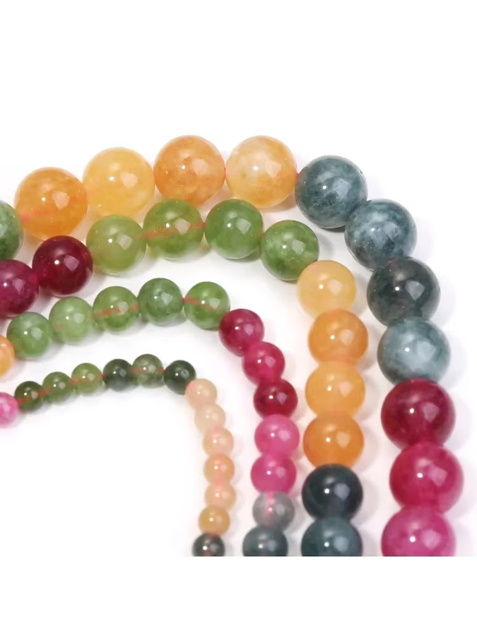 SANSWL Perlen Regenbogen Turmalin, Bunt, Unisex - Bild 6