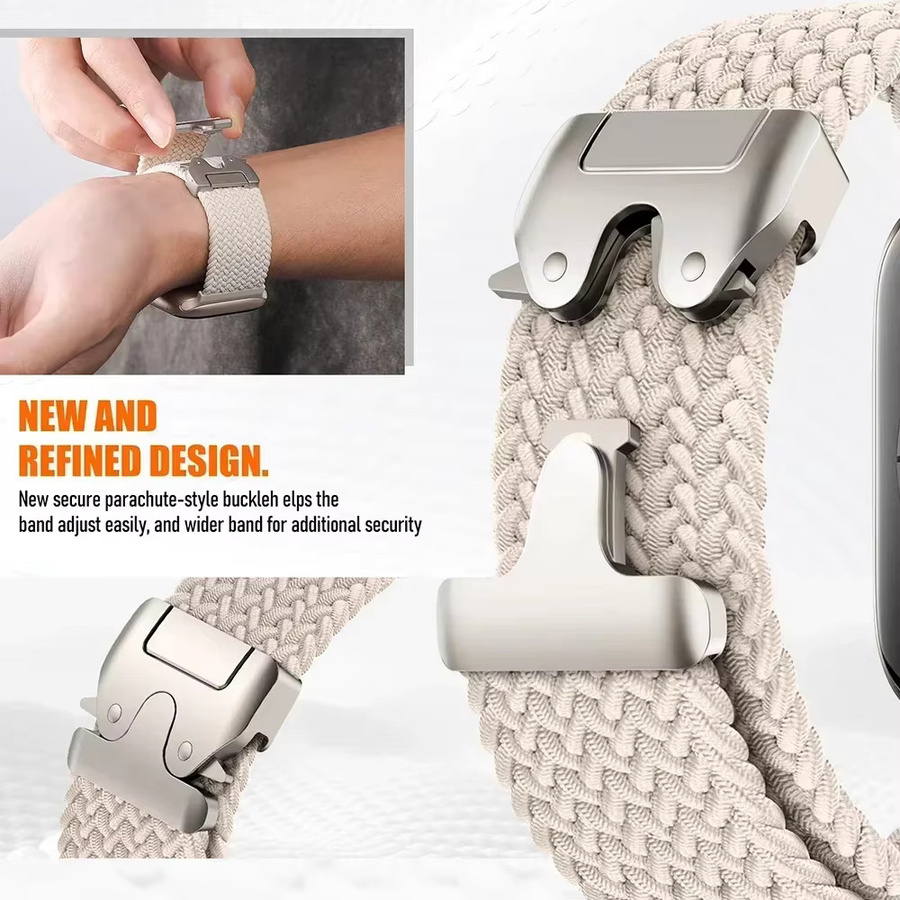 Uhrenarmband Nylon, geflochten, bunt, Unisex - Bild 5