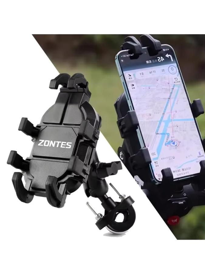 Handyhalterung für Zontes Motorradmodelle in Schwarz - Bild 6