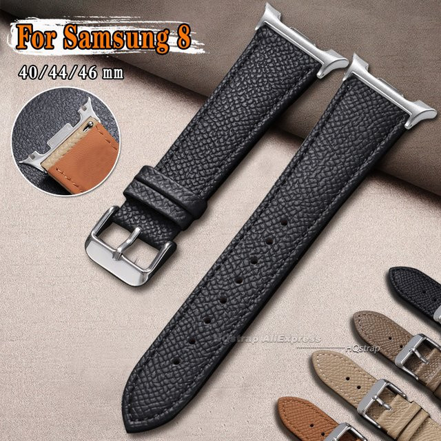 HQstrap Uhrenarmband Kalbsleder, Schwarz, Unisex - Bild 1