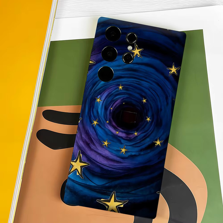 Potdemiel Sternenwirbel-Tunnel Handyhülle für Samsung Galaxy S26 S25 Ultra S24 S23 Ultra Plus Stoßfeste Doppelschicht Robuste Rückabdeckung in Multicolour - Bild 4