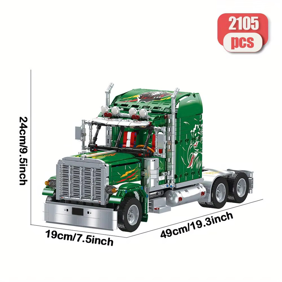 Peeterrbbilt Traktor-LKW, Bausteine, ab 14 Jahren - Bild 6