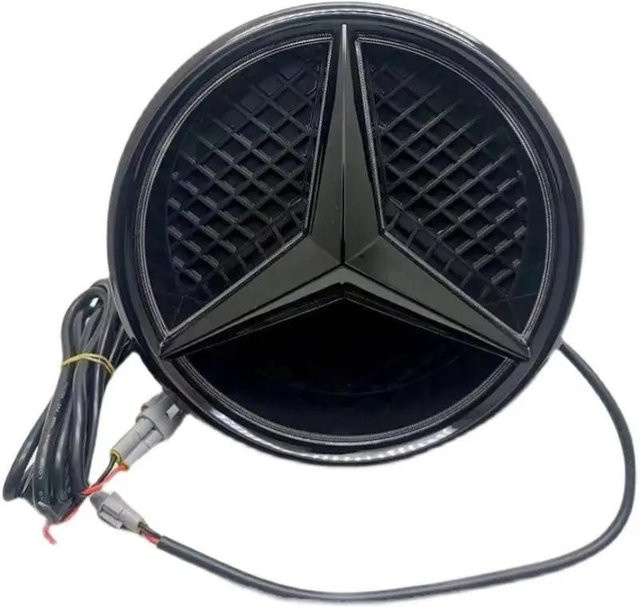 Daxon LED Front Logo Emblem für Mercedes Benz W166 W176 W204 W207 W212 W218 W245 W251 W463 in Schwarz - Bild 1