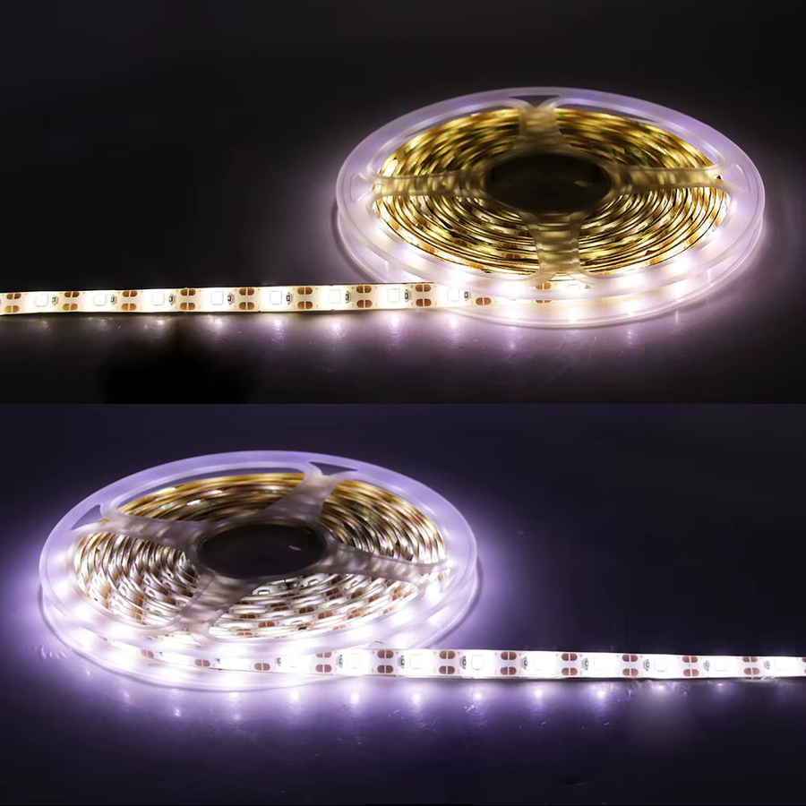 Dimmbare USB-LED-Lichtleiste 5V mit 30 LEDs/m für TV-Hintergrundbeleuchtung und Raumdekoration in Weiß - Bild 4