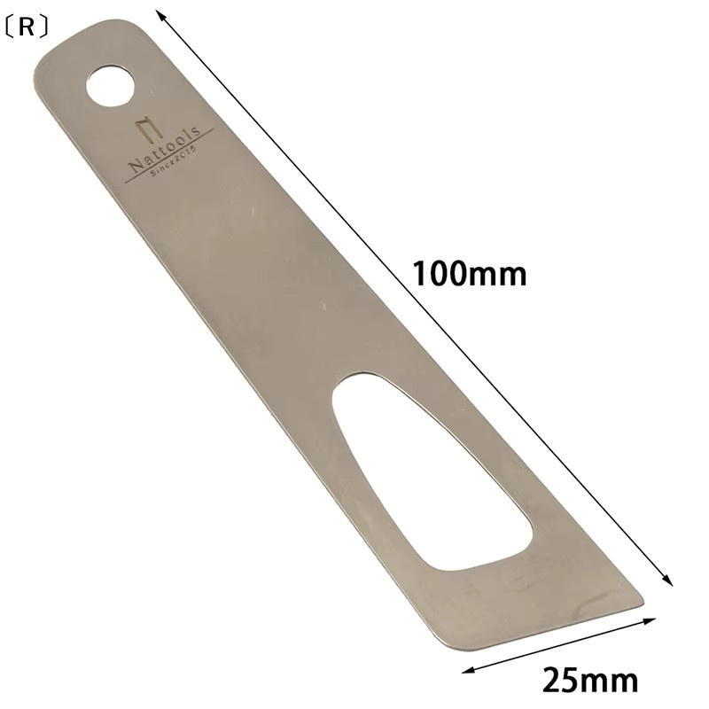 SigurPasel Edelstahl Lederhandwerk Klebewerkzeug für DIY Nähen und Schnitzen in Silber - Bild 2