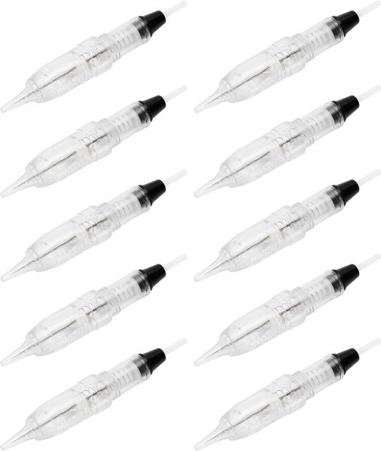 FunCouples Tattoo Kartuschen Nadeln 3R, 10 Stück, White - Bild 1