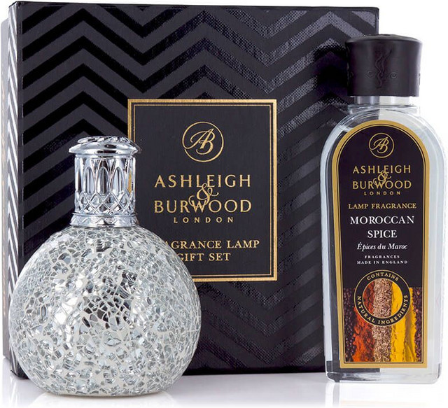 Ashleigh & Burwood Duftlampen Geschenkset Twinkle Star Aromalampe mit Moroccan Spice in Silber - Bild 1