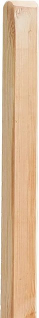 T & J Zaunpfosten Douglasie quadratisch braun B/T/H: 9 x 9 x 190 cm - Bild 1