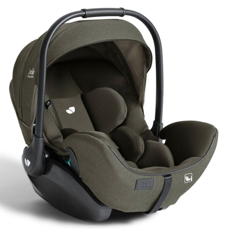 Joie Signature Babyschale I-Level Pro i-Size ab Geburt bis 13 kg mit Liegefunktion, Sitzverkleinerer und Sonnenverdeck