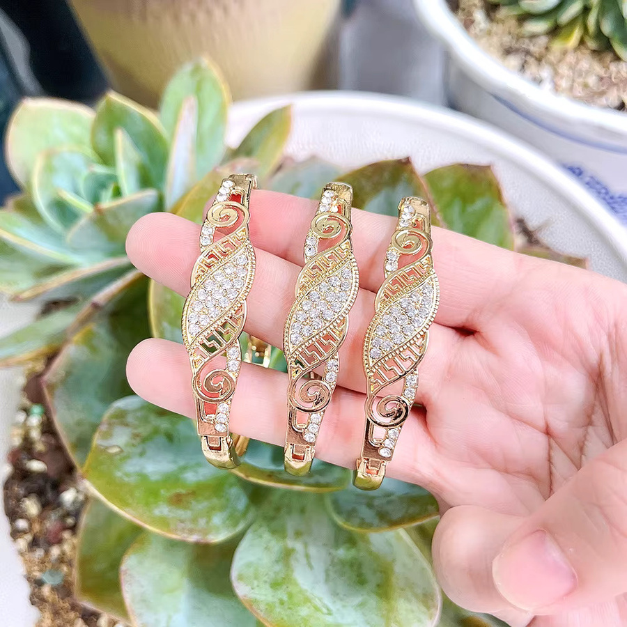 Sunspicems Armband, Gold Farbe, Kristall, Damen - Bild 2