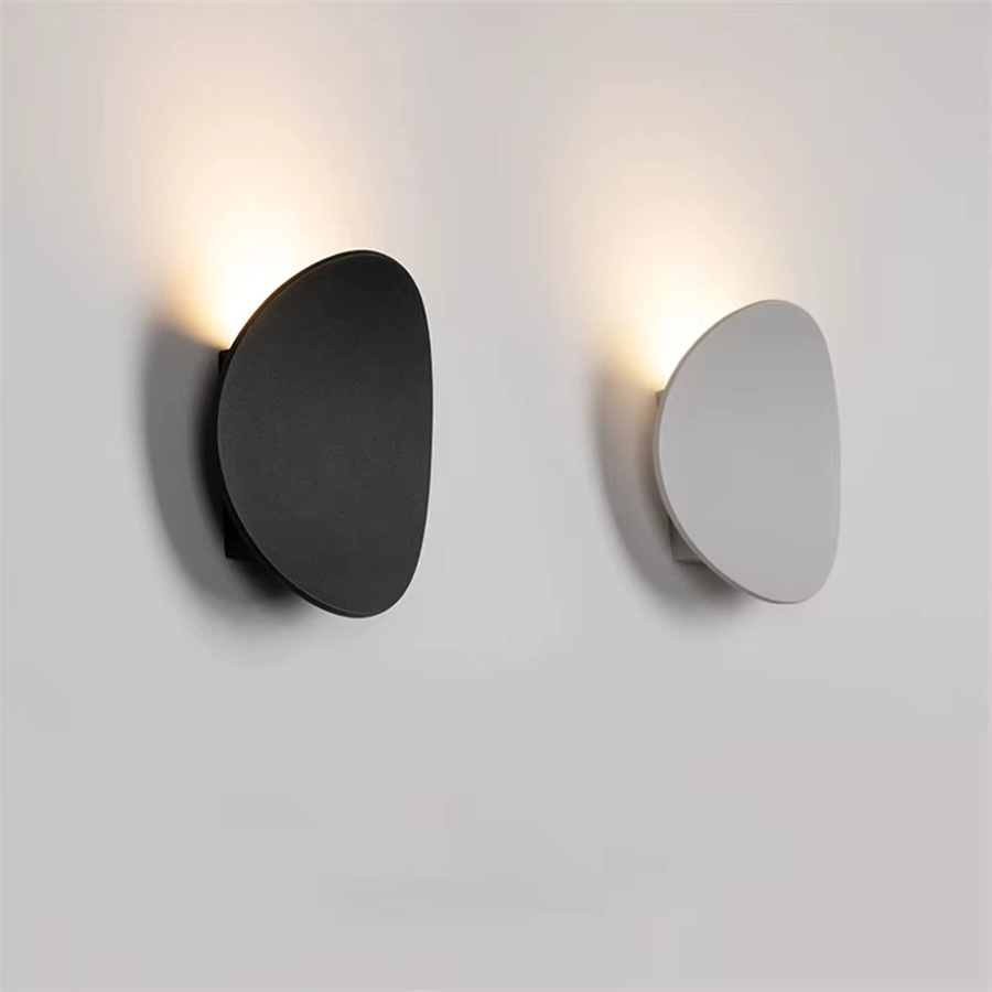 Moderne LED Wandleuchten aus Aluminium von CYLRDXK in Weiß, Schwarz oder gebürstetem Gold für dein Wohnzimmer - Bild 1
