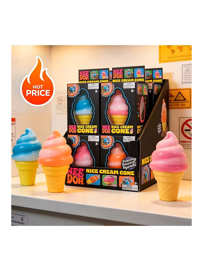 Bandai Squishy Eiscreme-Sensorikspielzeug, multicolour - Bild 7