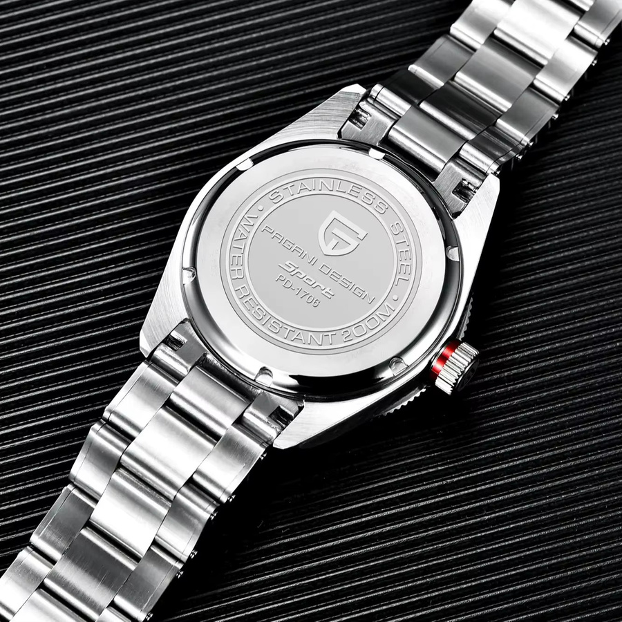 PAGANI DESIGN Armbanduhr, Automatik, Edelstahl, Keramiklünette, Herren - Bild 5