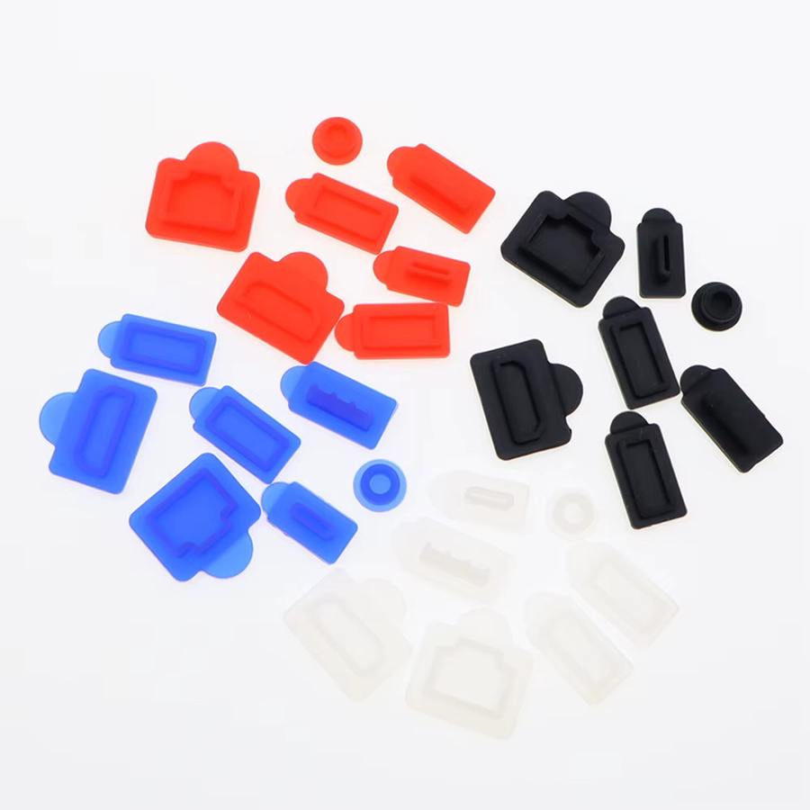 TingDong Silikon Staubschutz Set für PS5 Playstation 5 USB Interface Abdeckung - Bild 2